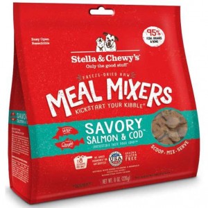 Stella & Chewy's Dog Freeze-Dried Meal Mixers Savory Salmon & Cod 